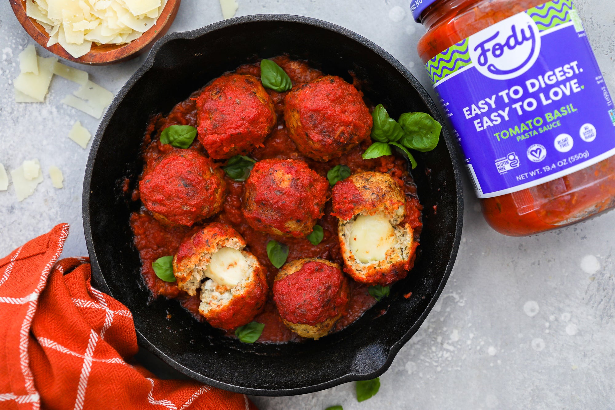 Fody's Chicken Parmesan Meatballs