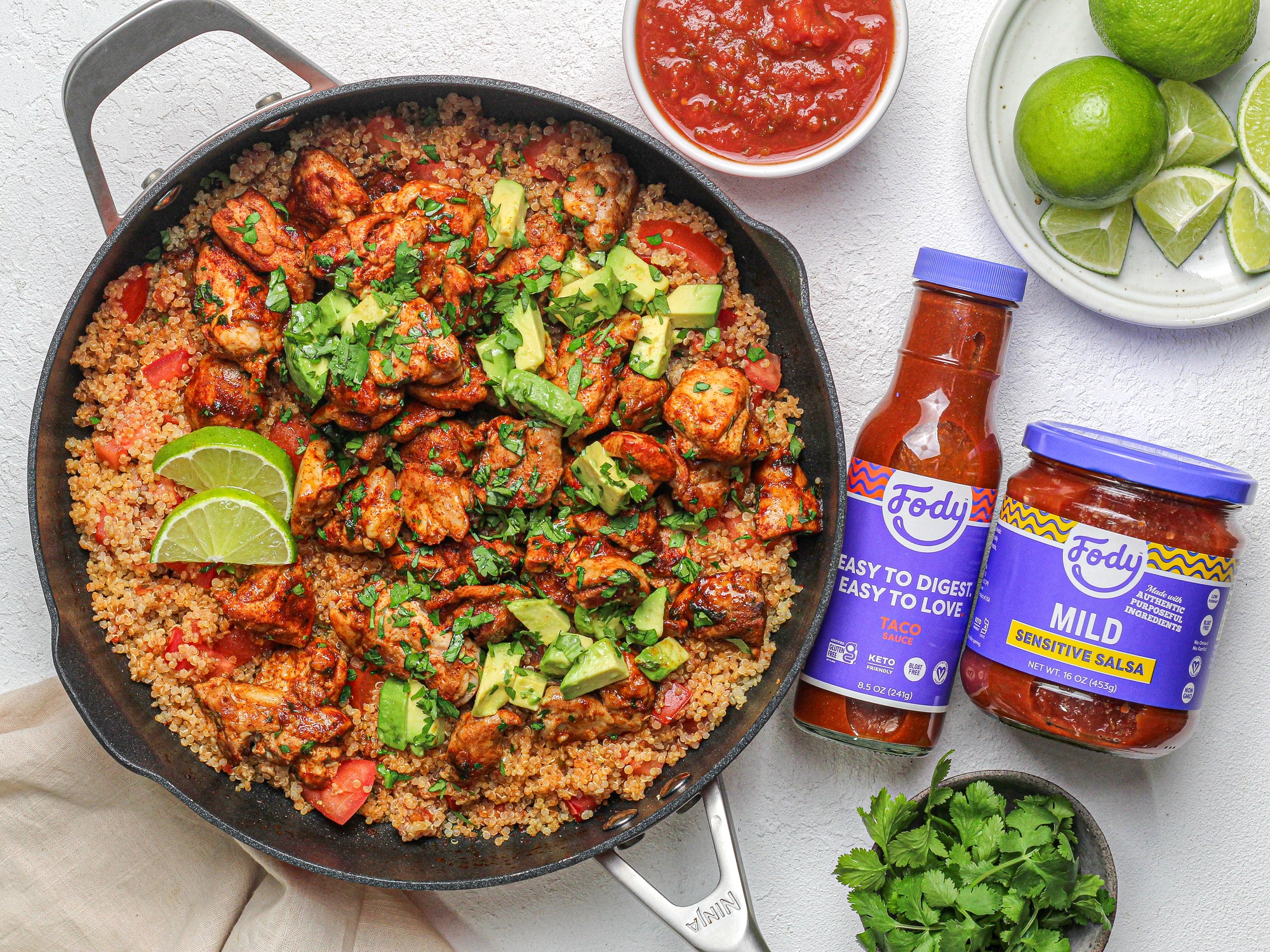 Chipotle Chicken & Quinoa Skillet