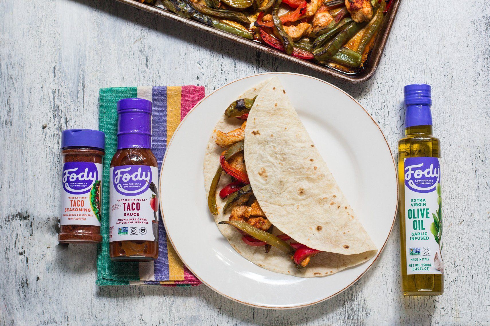 low-fodmap-chicken-fajitas