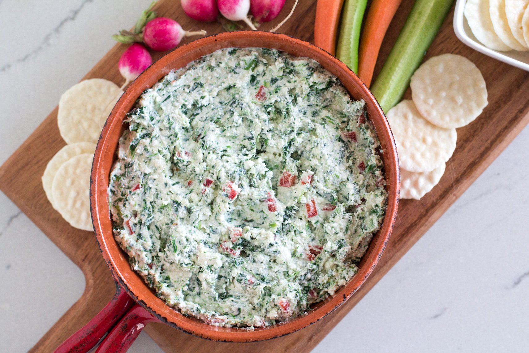 Low FODMAP Spinach Feta Dip Recipe Fody Foods