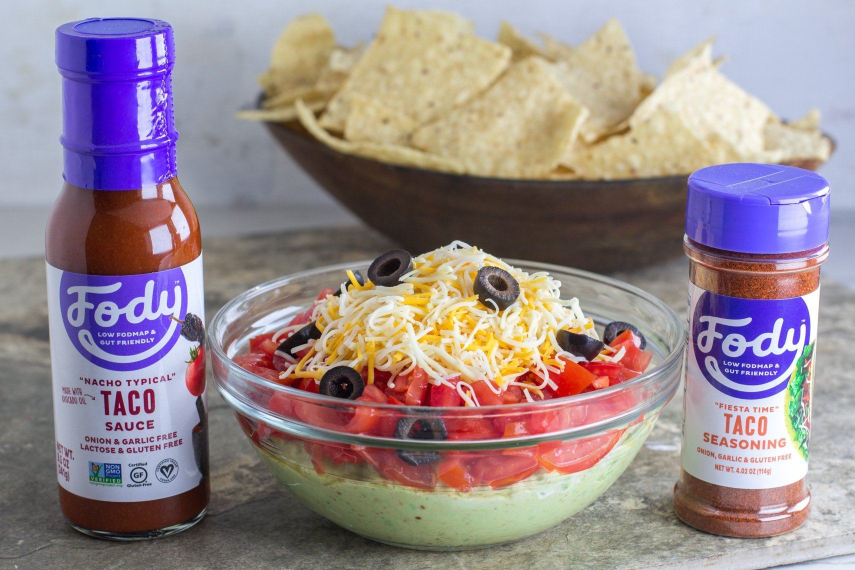 low-fodmap-layered-taco-dip