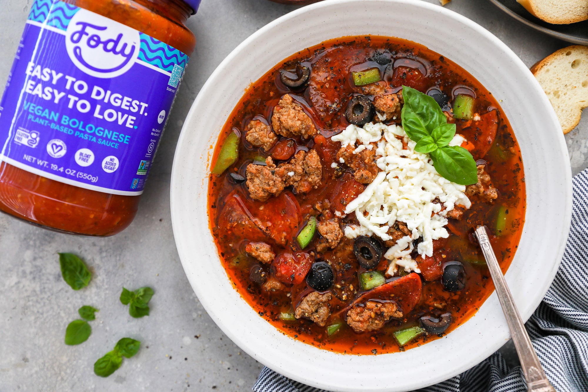 Fody's Crockpot Pizza Soup