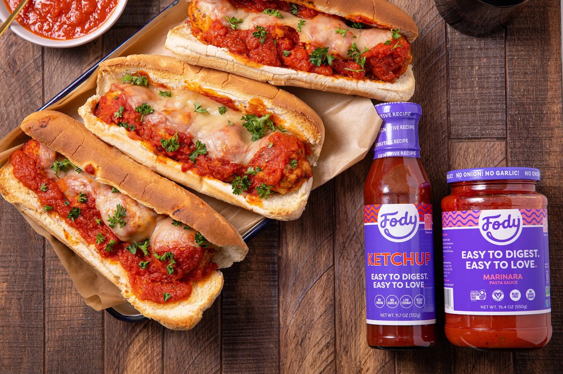 Fody's Turkey Meatball Subs