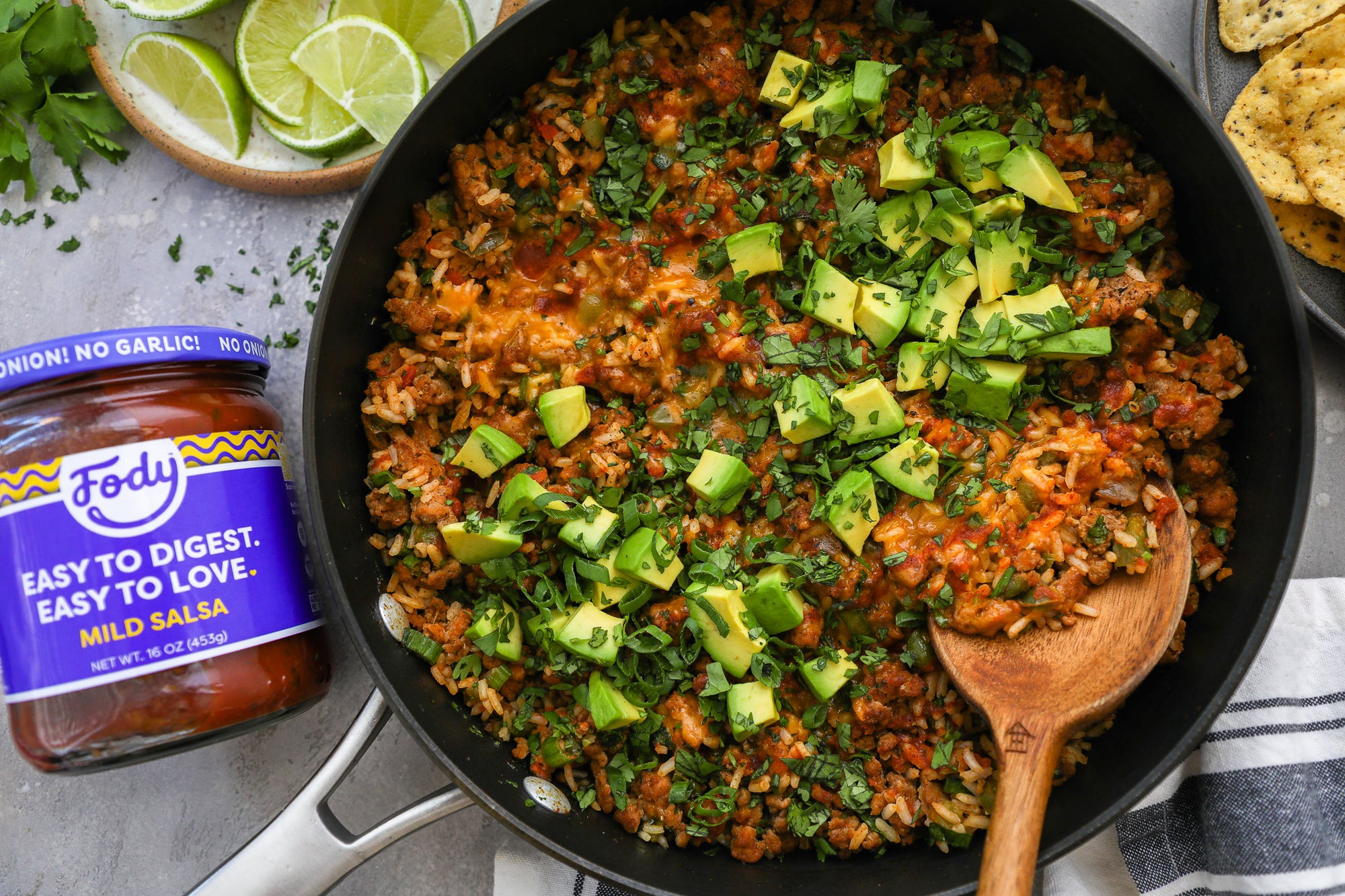 Fody's One Pan Taco Skillet with Turkey