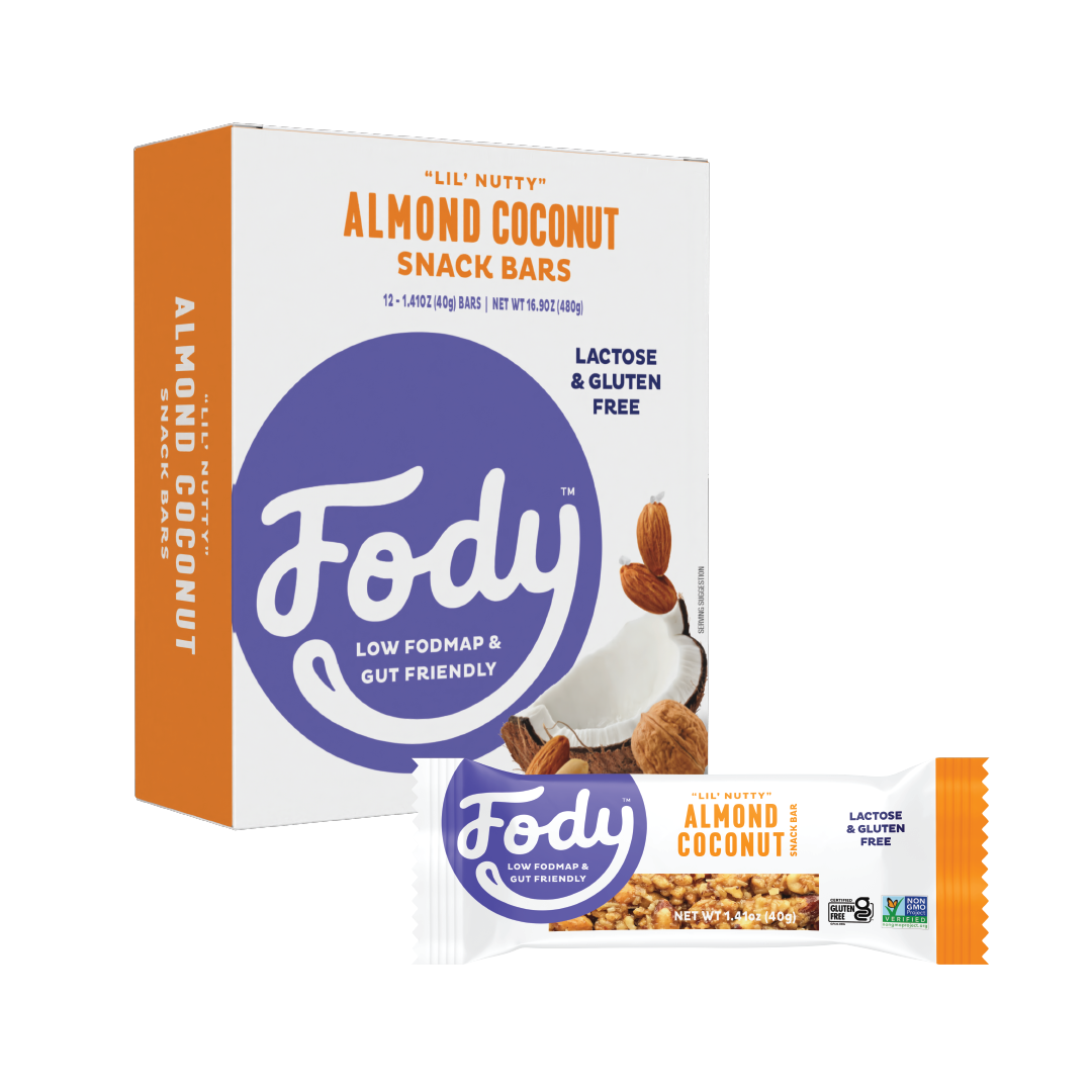 Low FODMAP Almond Coconut Snack Bars (12-pack) | Fody – FODY Food
