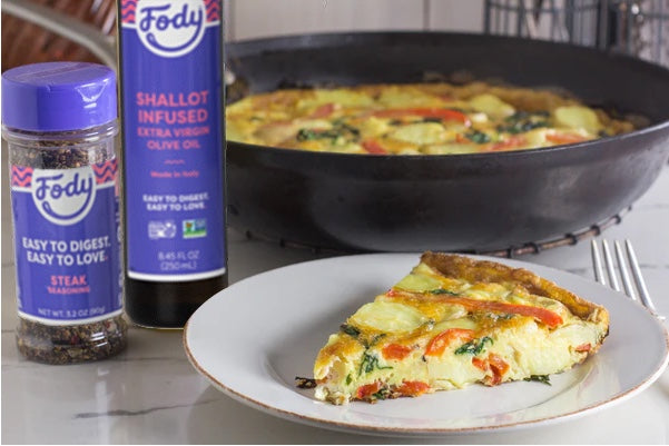 Fody's Potato, Red Pepper & Spinach Low FODMAP Frittata