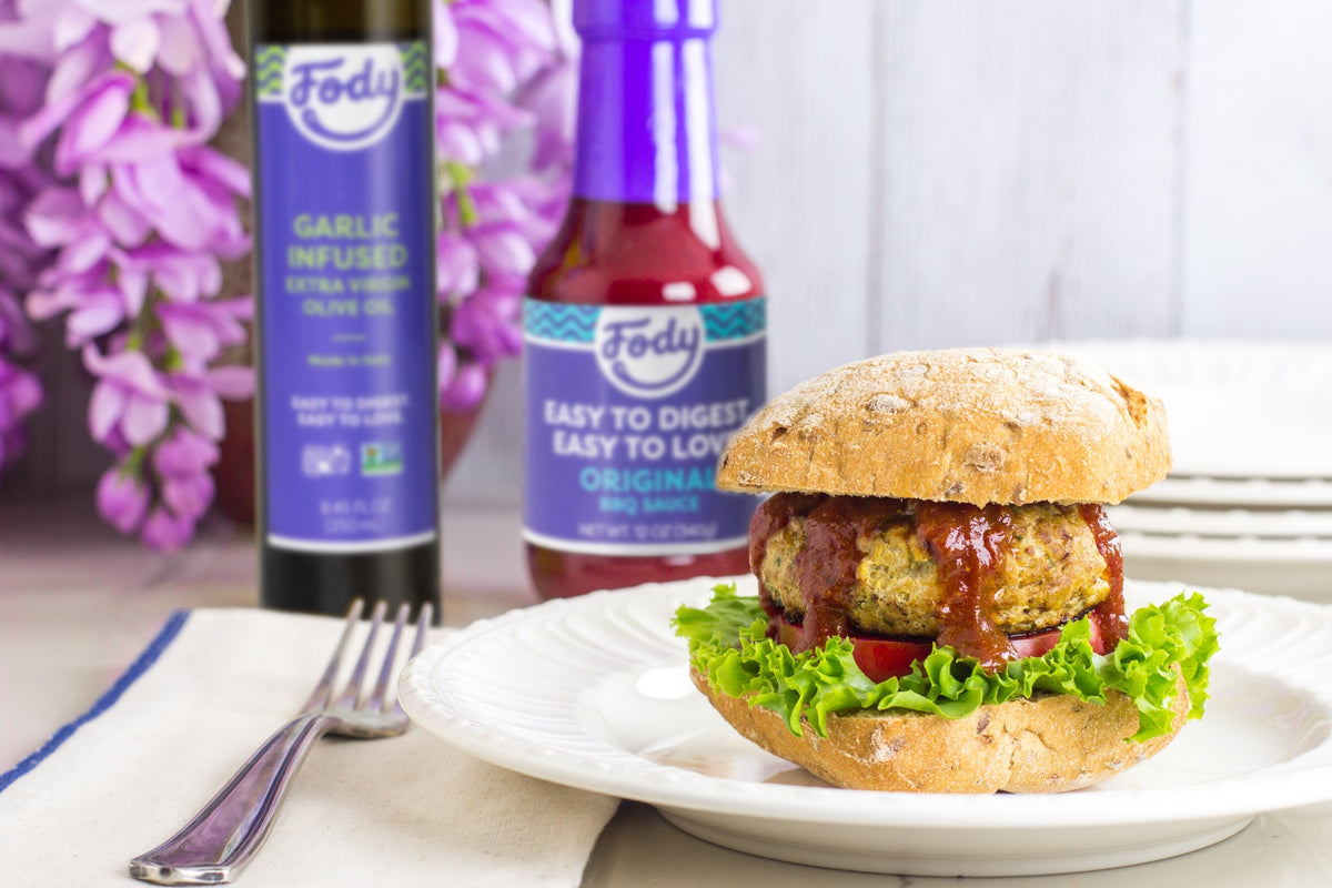Curry BBQ Low FODMAP Turkey Burger Recipe Fody Foods