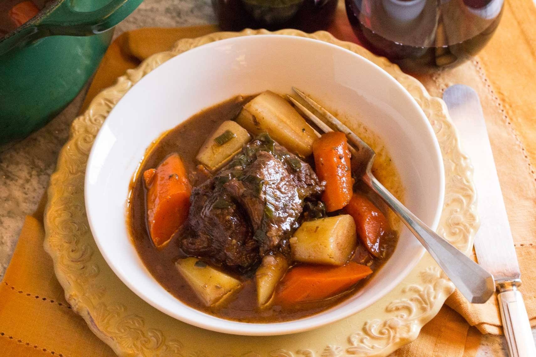 Low FODMAP Pot Roast with Root Vegetables