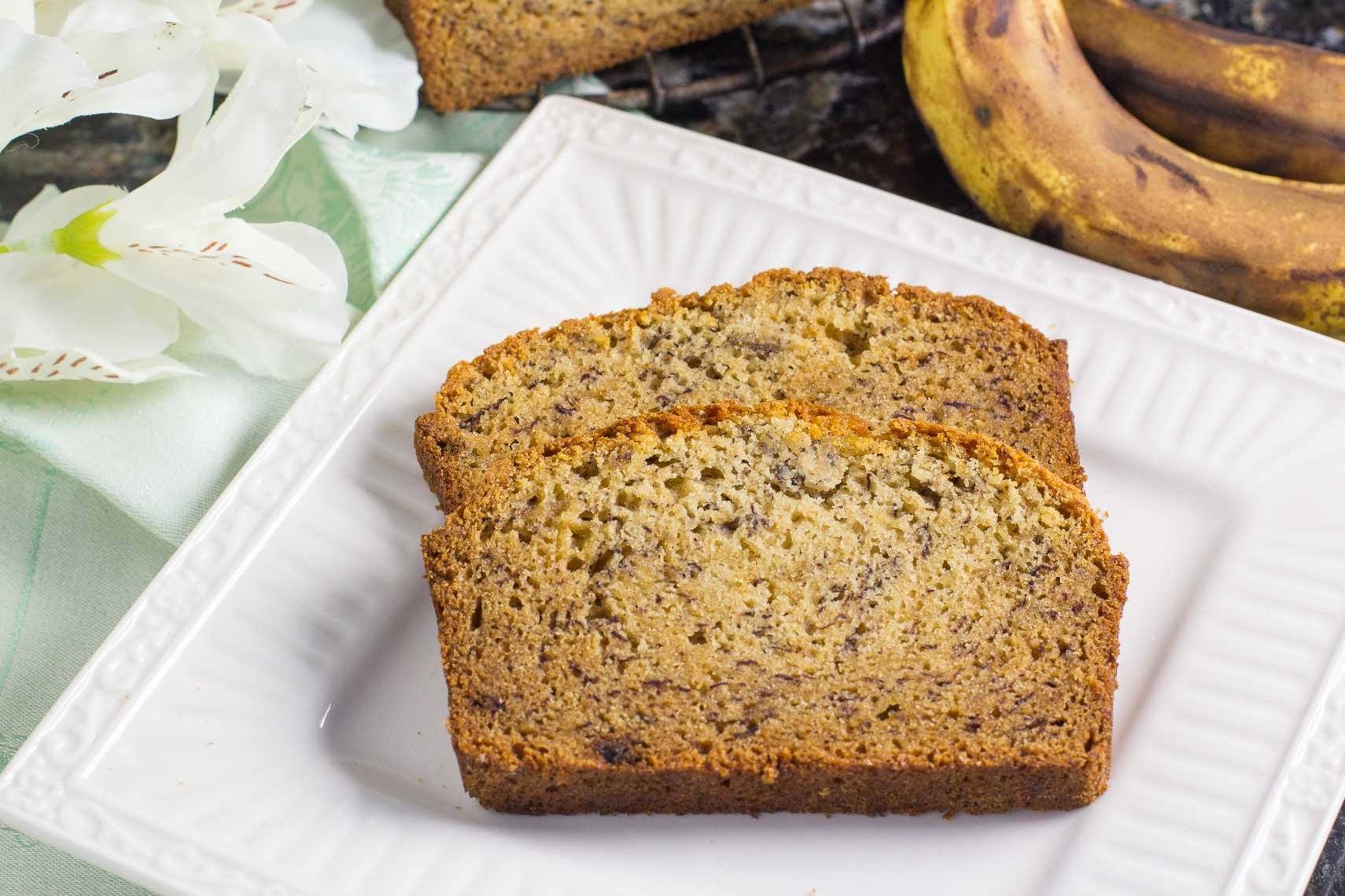 Low FODMAP Banana Bread