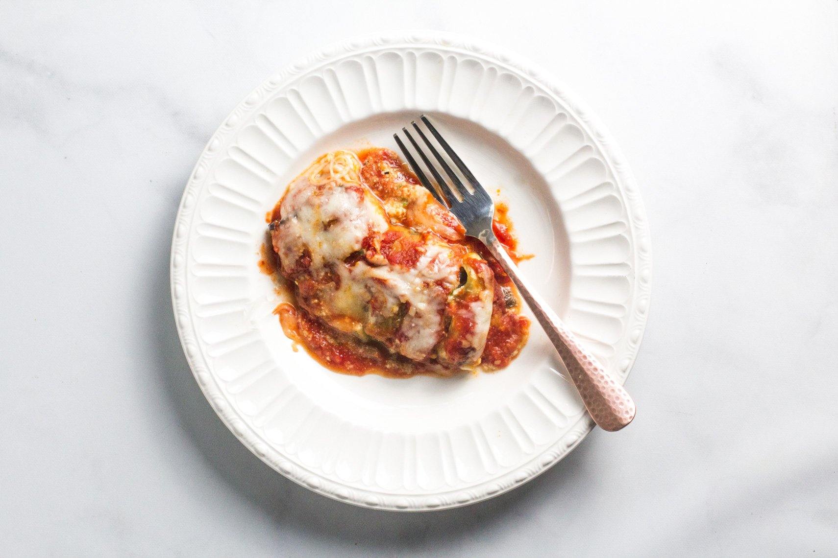 Low FODMAP Eggplant Rollatini Recipe Fody Foods Co. FODY Food Co. USA