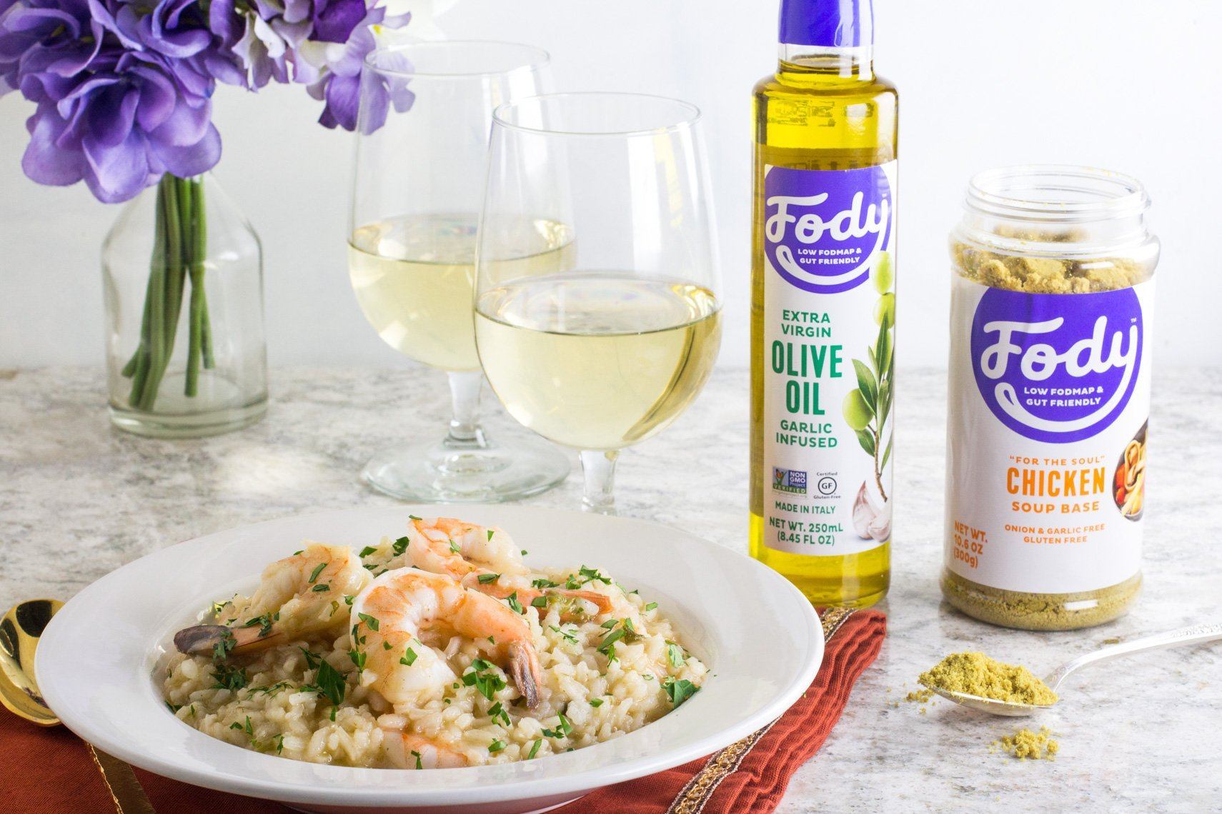 low-fodmap-shrimp-risotto