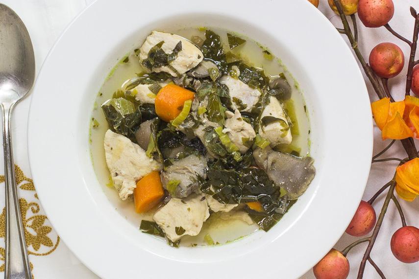 Slow Cooker Low FODMAP Chicken Soup