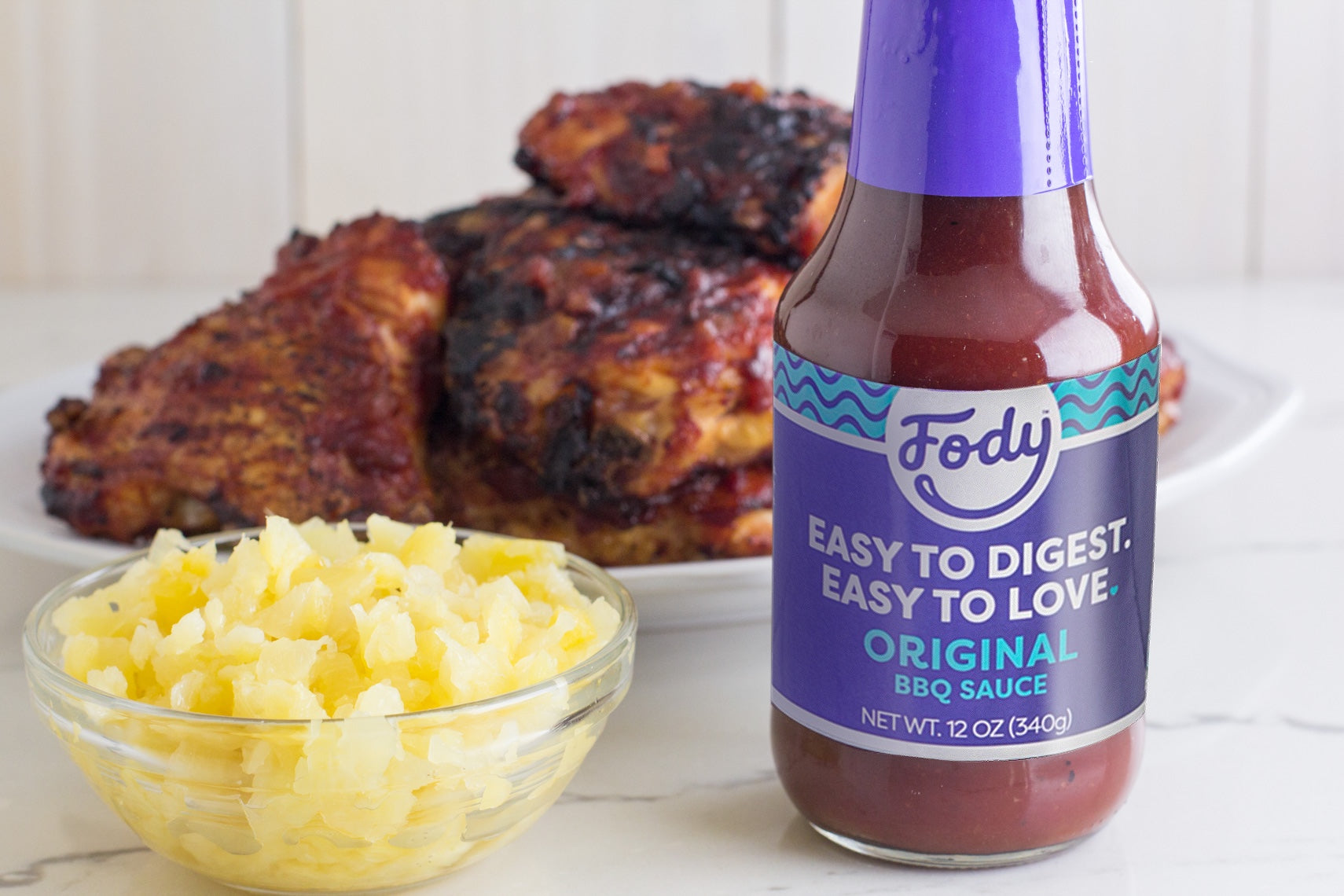 Fody's Grilled Pineapple Low FODMAP BBQ Chicken