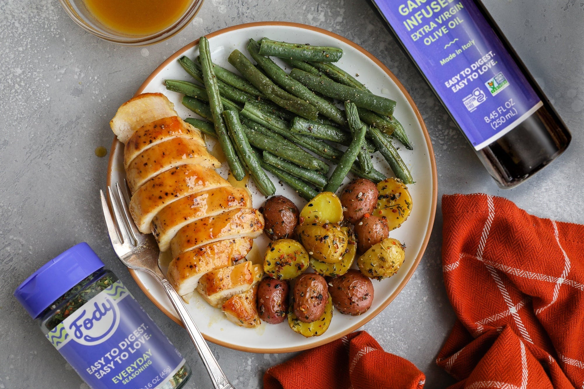 Fody's Maple Mustard Chicken Sheet Pan Dinner