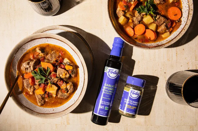 Fody's One-Pot Low FODMAP Pork with Fall Vegetables