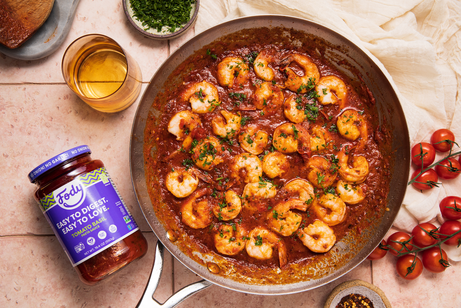 Fody’s Shrimp Fra Diavolo