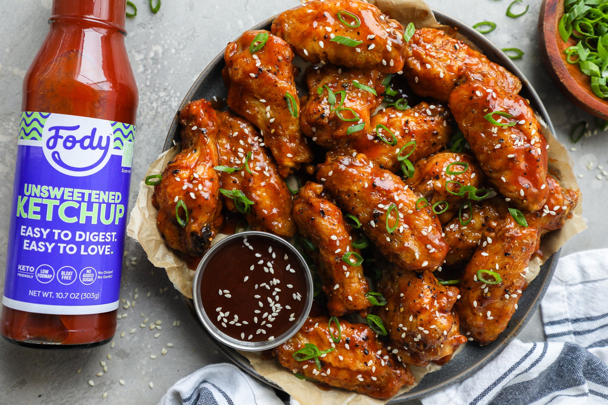 Sweet & Sour Air Fried Chicken Wings