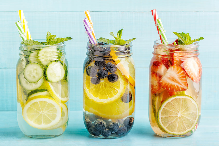 An assortment of Summer drinks