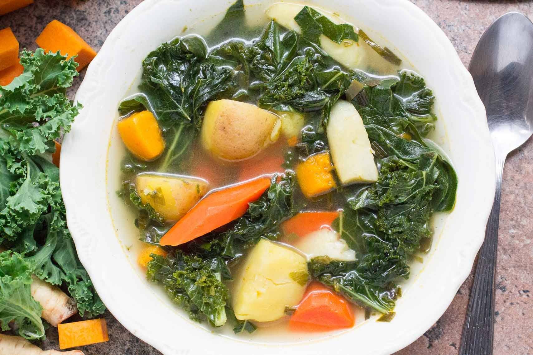 Low FODMAP Winter Vegetable Soup