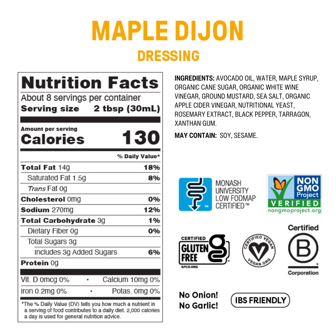 Maple Dijon Salad Dressing