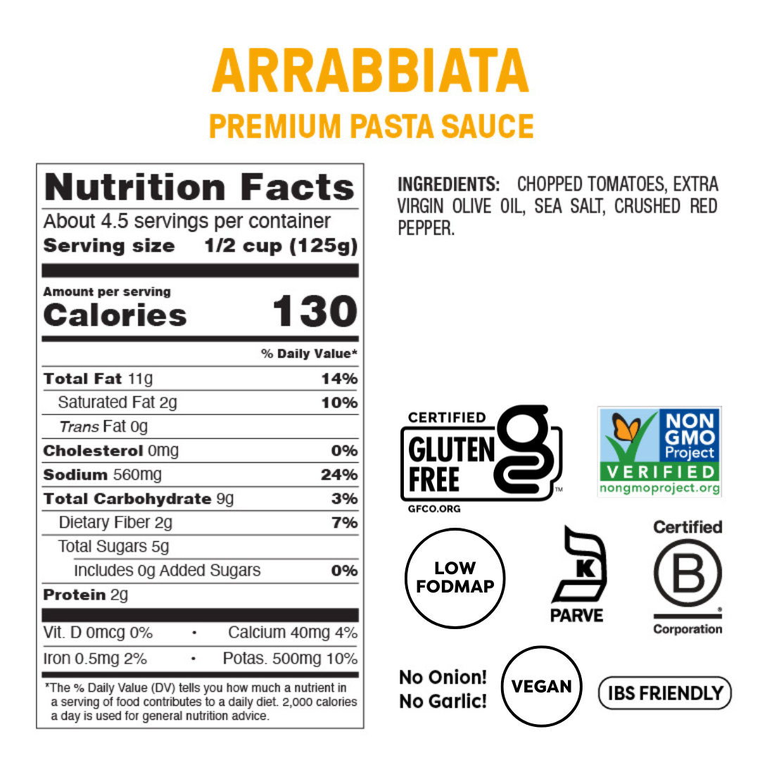 Spicy Marinara (Arrabbiata) Pasta Sauce