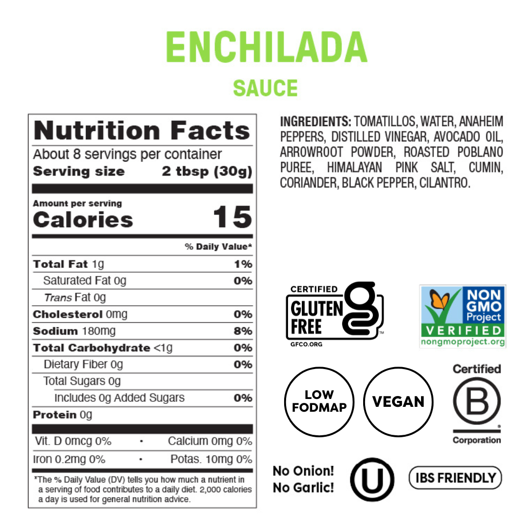 Fody Foods Green Enchilada Sauce