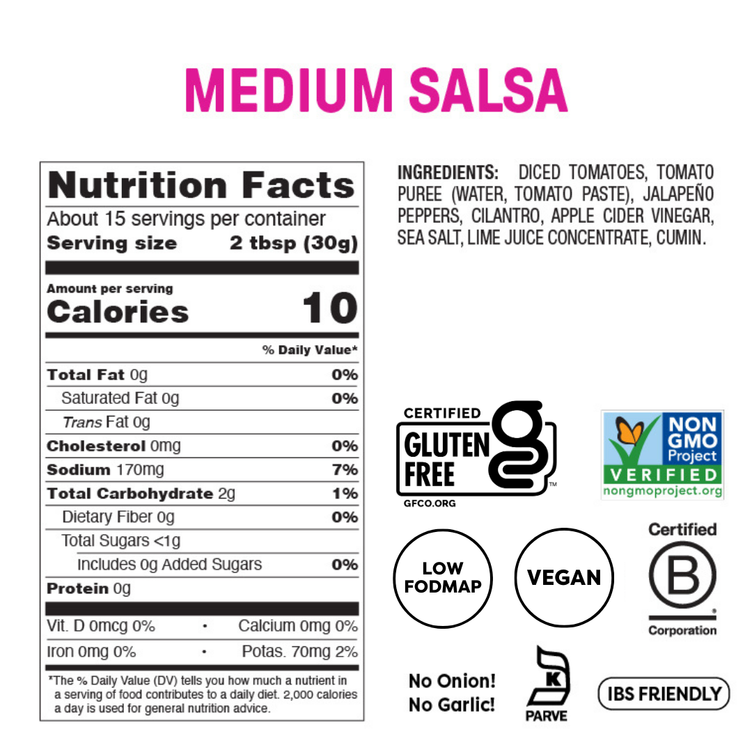 Salsa Collation Salsas Collection | IBS-friendly Dips & Salsa | Fody Foods