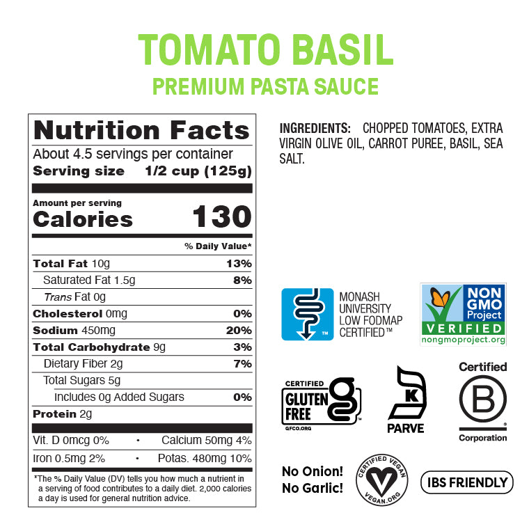 Tomato Basil Pasta Sauce