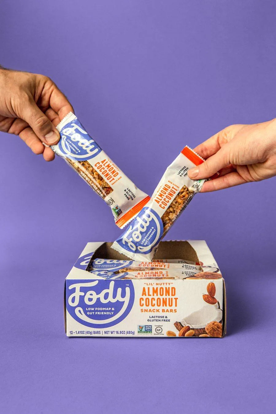 Almond Coconut Snack Bars - Box of 12