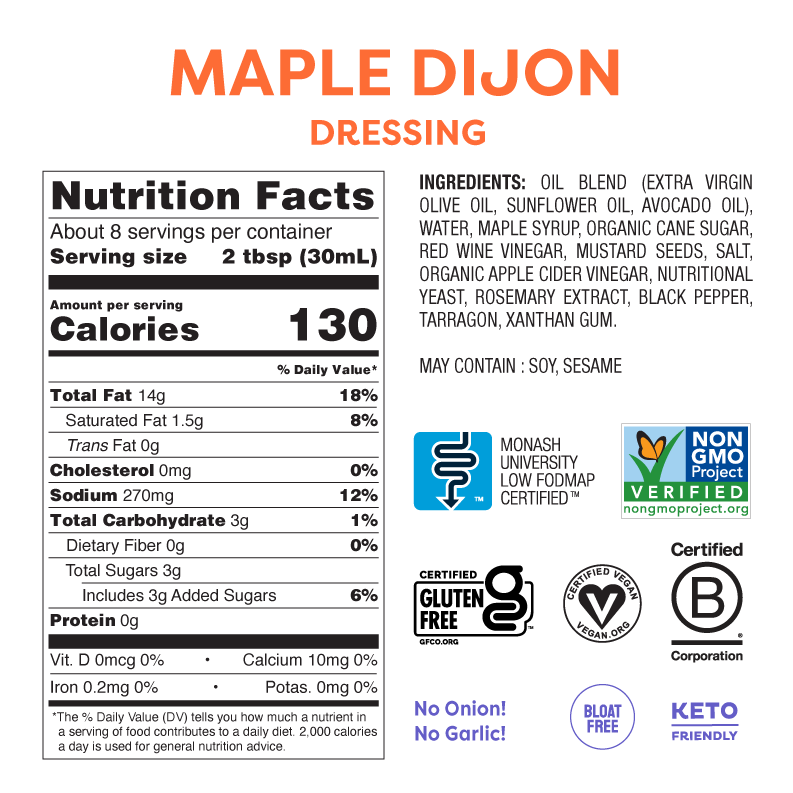 Maple Dijon Salad Dressing