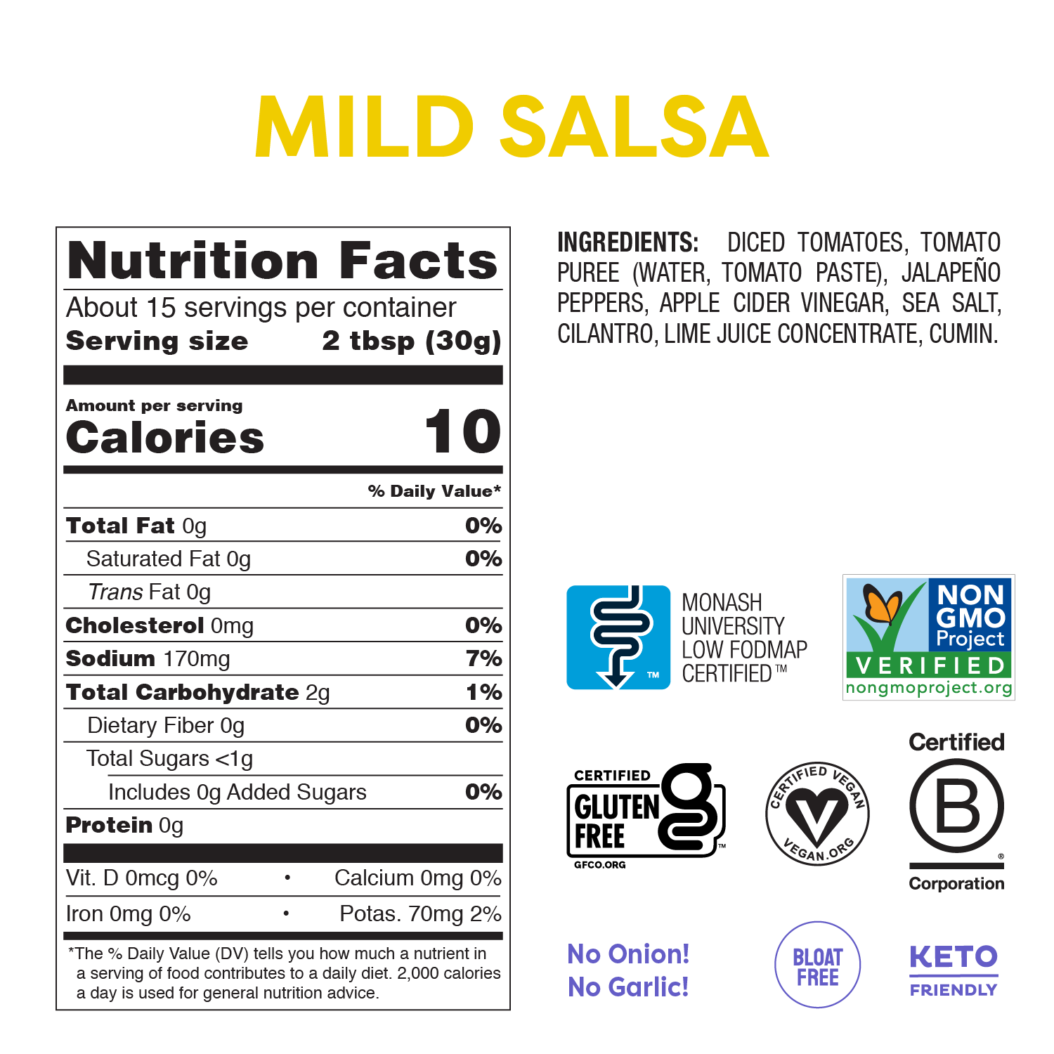 Mild Salsa