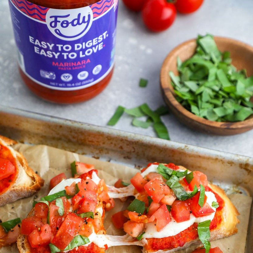 Low FODMAP Marinara Sauce Sensitive Recipe Fody FODY Food Co. USA