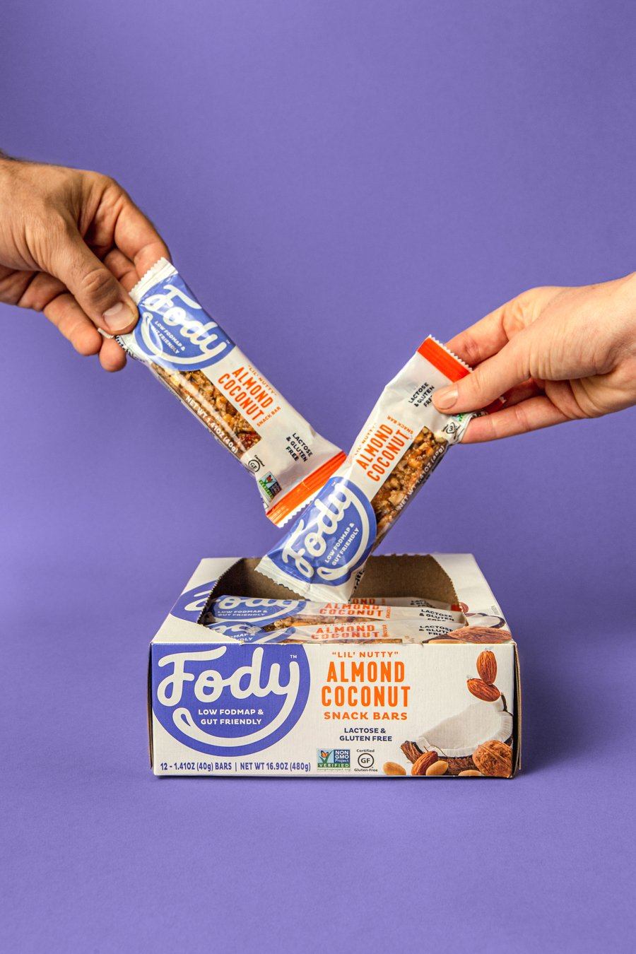 Almond Coconut Snack Bars - Box of 12